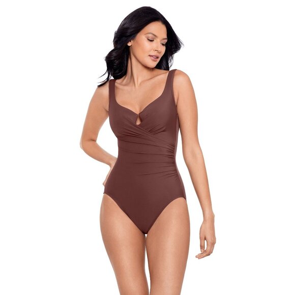 Miraclesuit Other - 🆕 MIRACLESUIT Must Have Escape Slimming One Piece Swimsuit 12 Brown